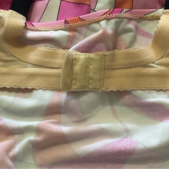 Profile by Gottex Pink Orange Tankini Swimsuit Top 34D - Picture 8 of 8